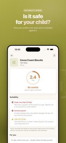 BiteScan: Scan Food with AI iPhone screenshot