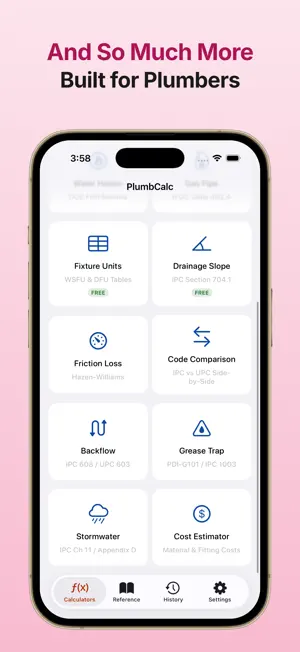 PlumbCalc Pro screenshot 3