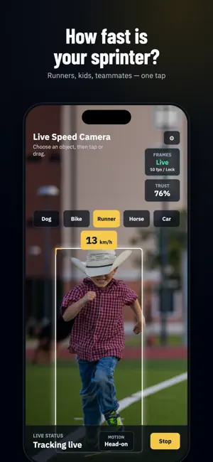 Live Speed Camera: Radar Gun screenshot 2