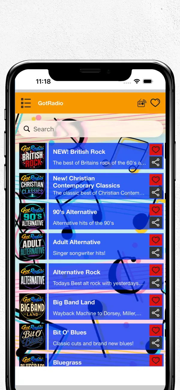 Screenshot #1 pour GotRadio.com