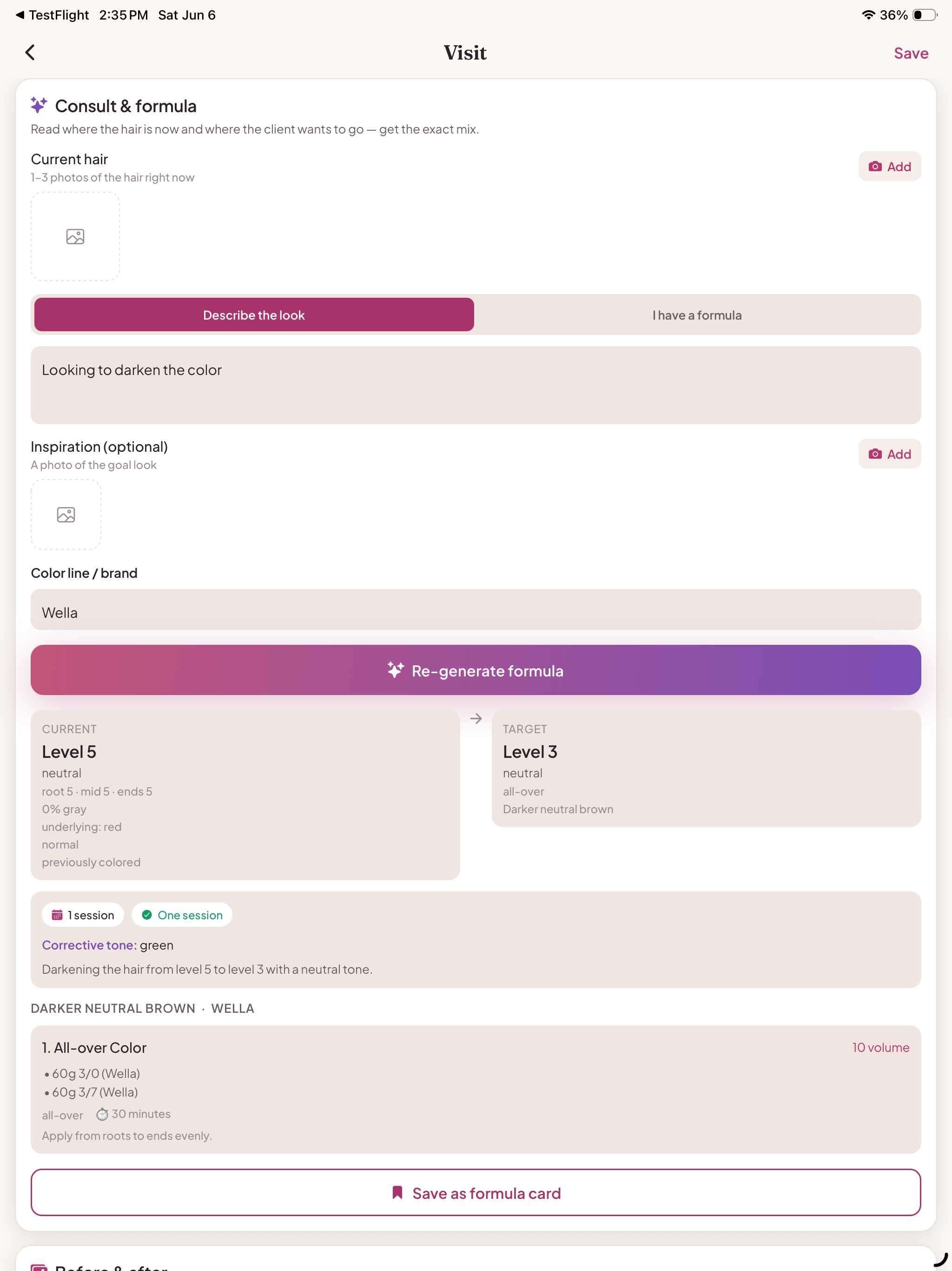 Haircolor AI: Formula Book