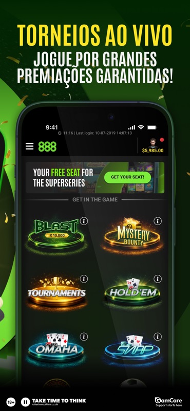 888 Poker: Texas Holdem online screenshot 4