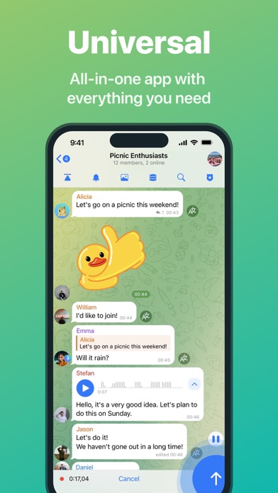 iMe: AI Messenger for Telegram Screenshot