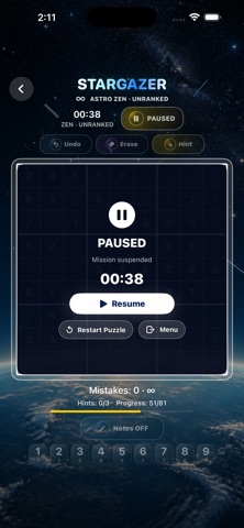 Astro Sudoku screenshot 4