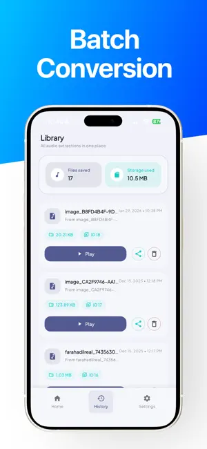 Video to mp3 converter app. screenshot 2