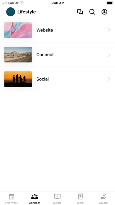 App screenshot