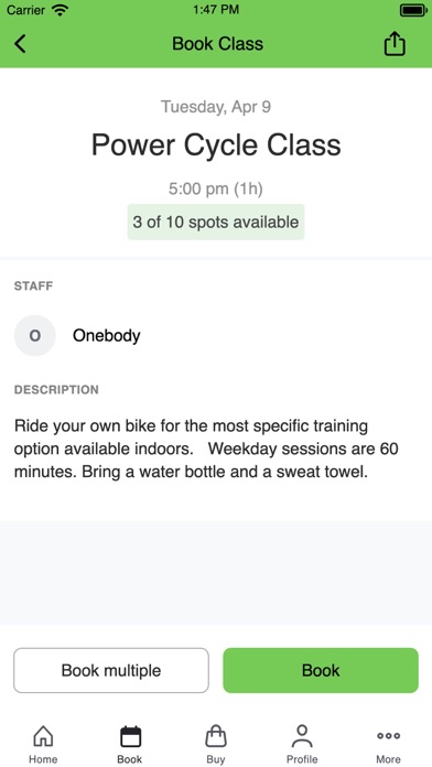 Onebody Health + Fitness Screenshot