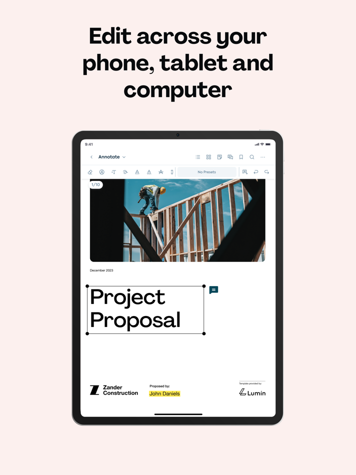#6. Lumin: View, Edit, Share PDF (iOS) 由: Nitrolabs Limited