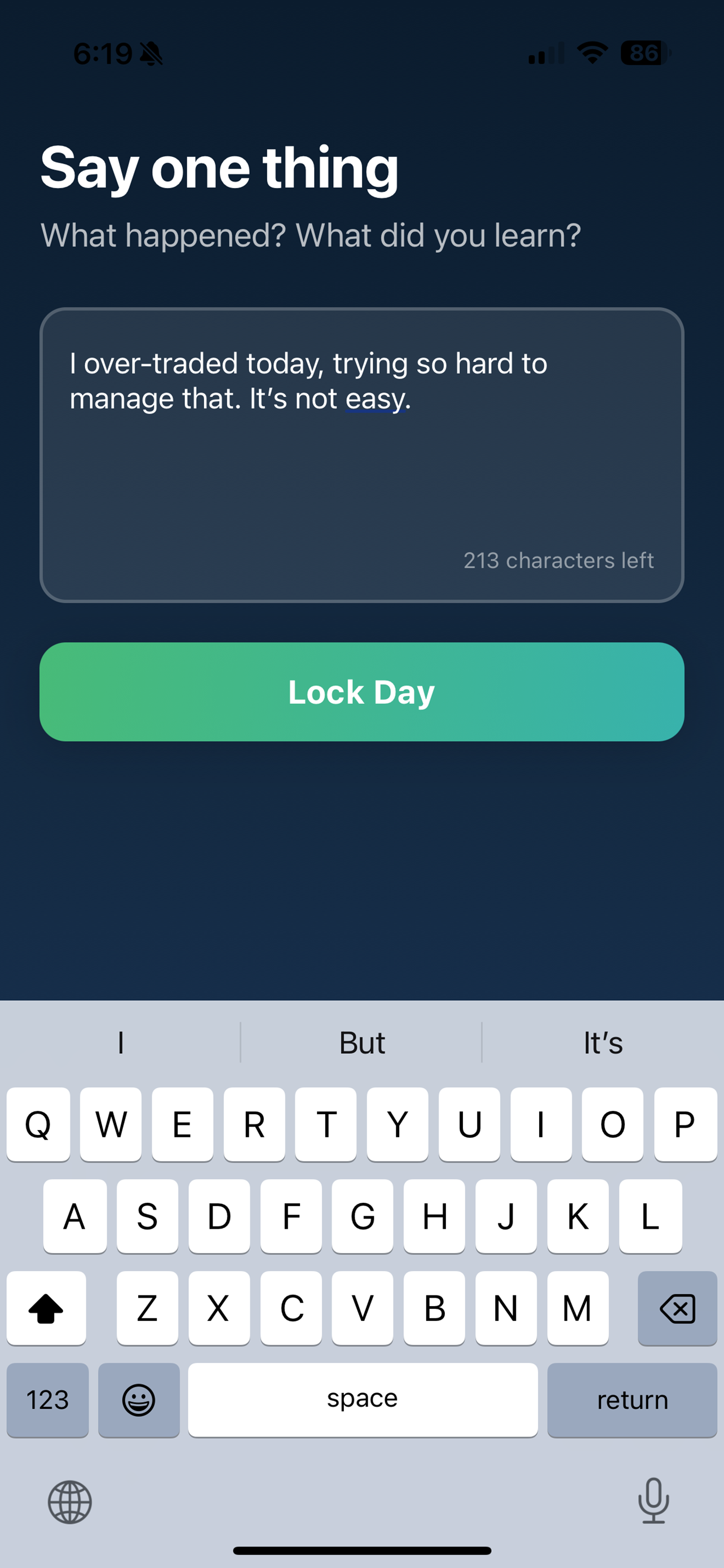 Lock.Trade - Daily Discipline