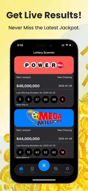 Lottery Ticket Scanner - Lotto screenshot 1