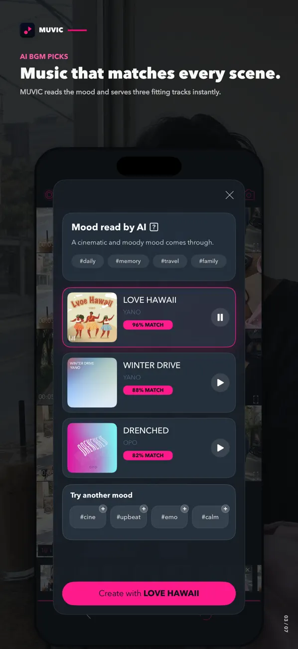 Screenshot #3 pour MUVIC - Video & Vlog Maker