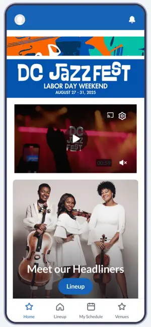 DC JazzFest Official App screenshot 1