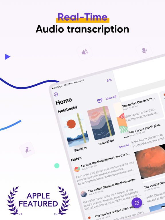 Screenshot #4 pour Dictaphone Transcripteur Notes