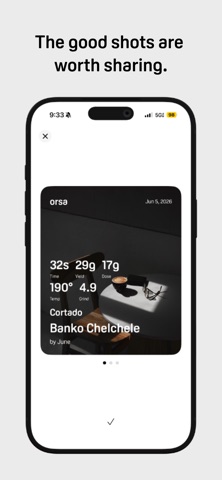 Orsa - A Simple Coffee Journal screenshot