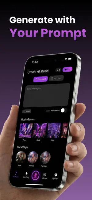 Your Tunes - AI Song Generator screenshot 2