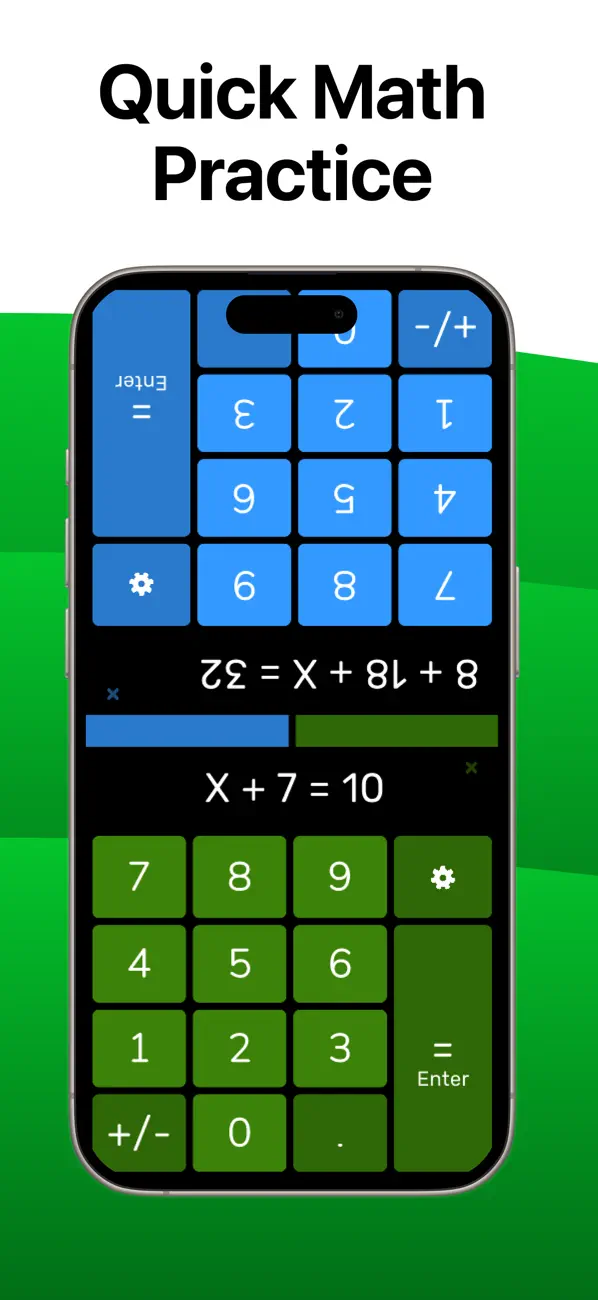 Screenshot #1 pour Math Duel: 2 Player Study Quiz