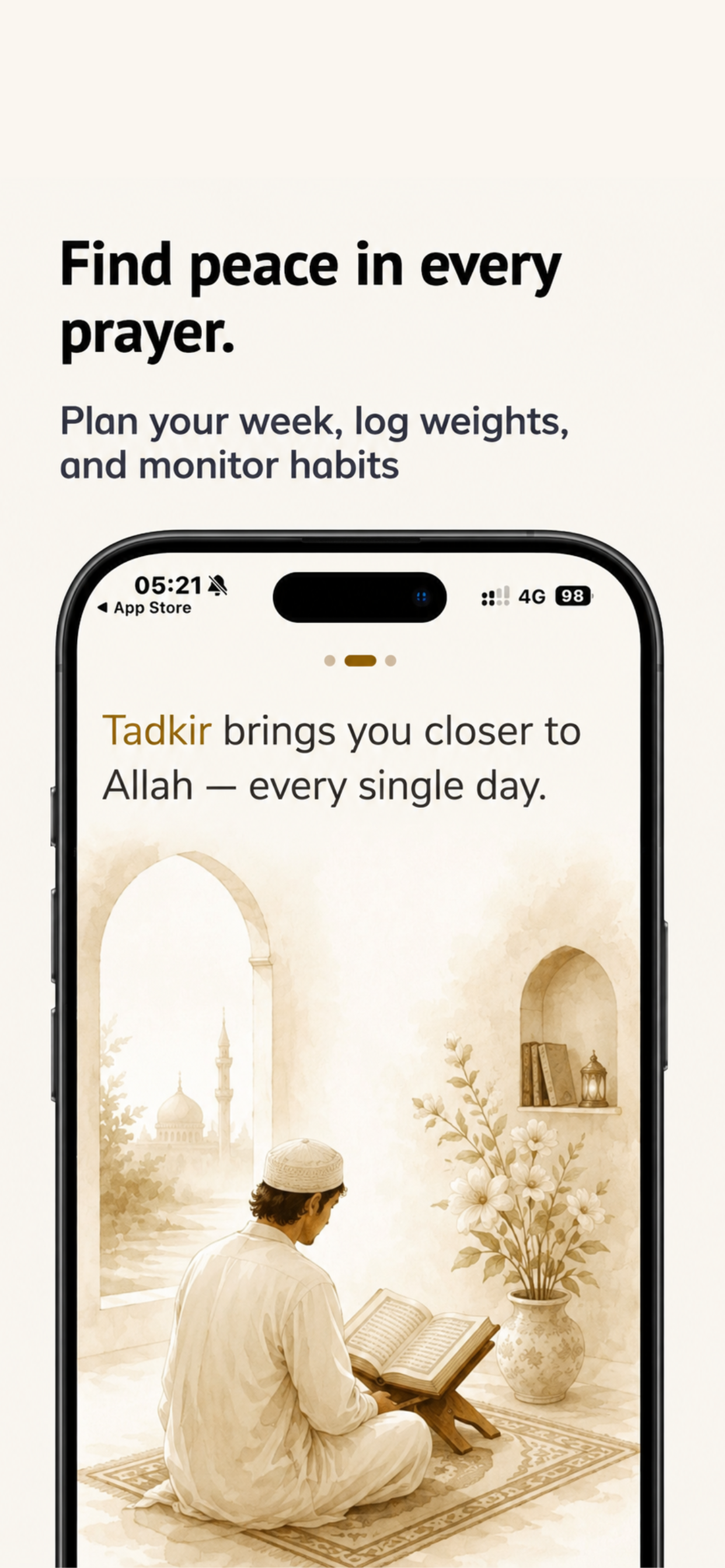 Tadkir - Muslim Prayer Lock screenshot 4
