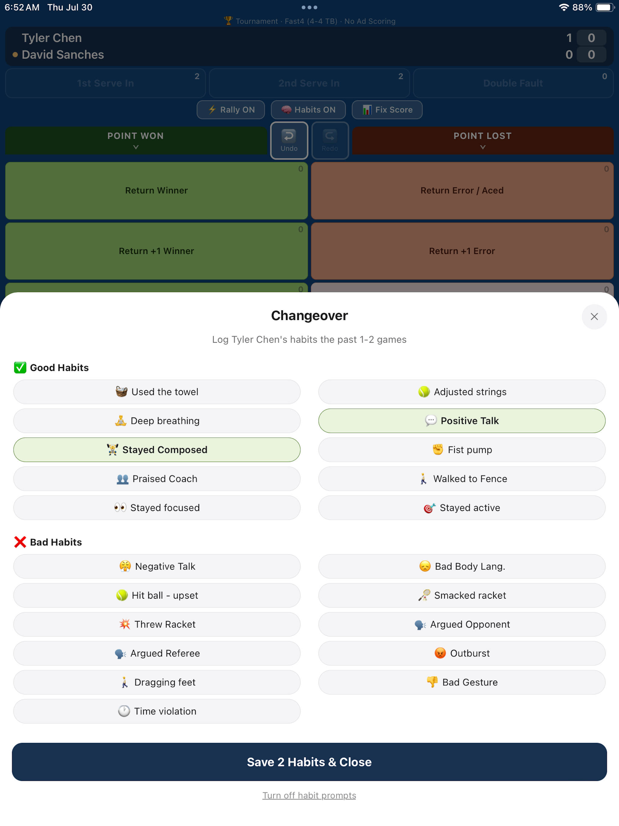 CourtSide Stats | Tennis ™ screenshot 14