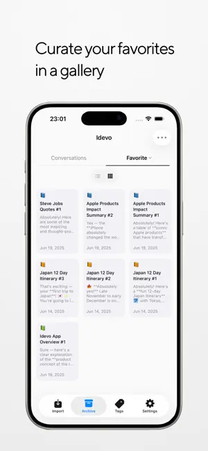 Idevo - Personal AI Archive screenshot 3