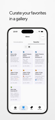 Idevo - Personal AI Archive Screenshot 3 of 7