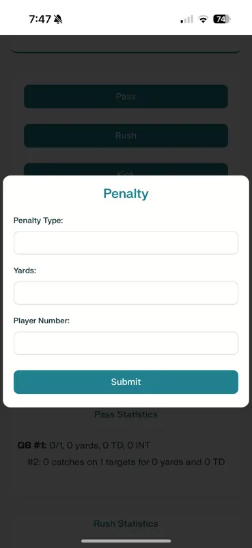 Football Stat Tracker Pro screenshot 9 of 9