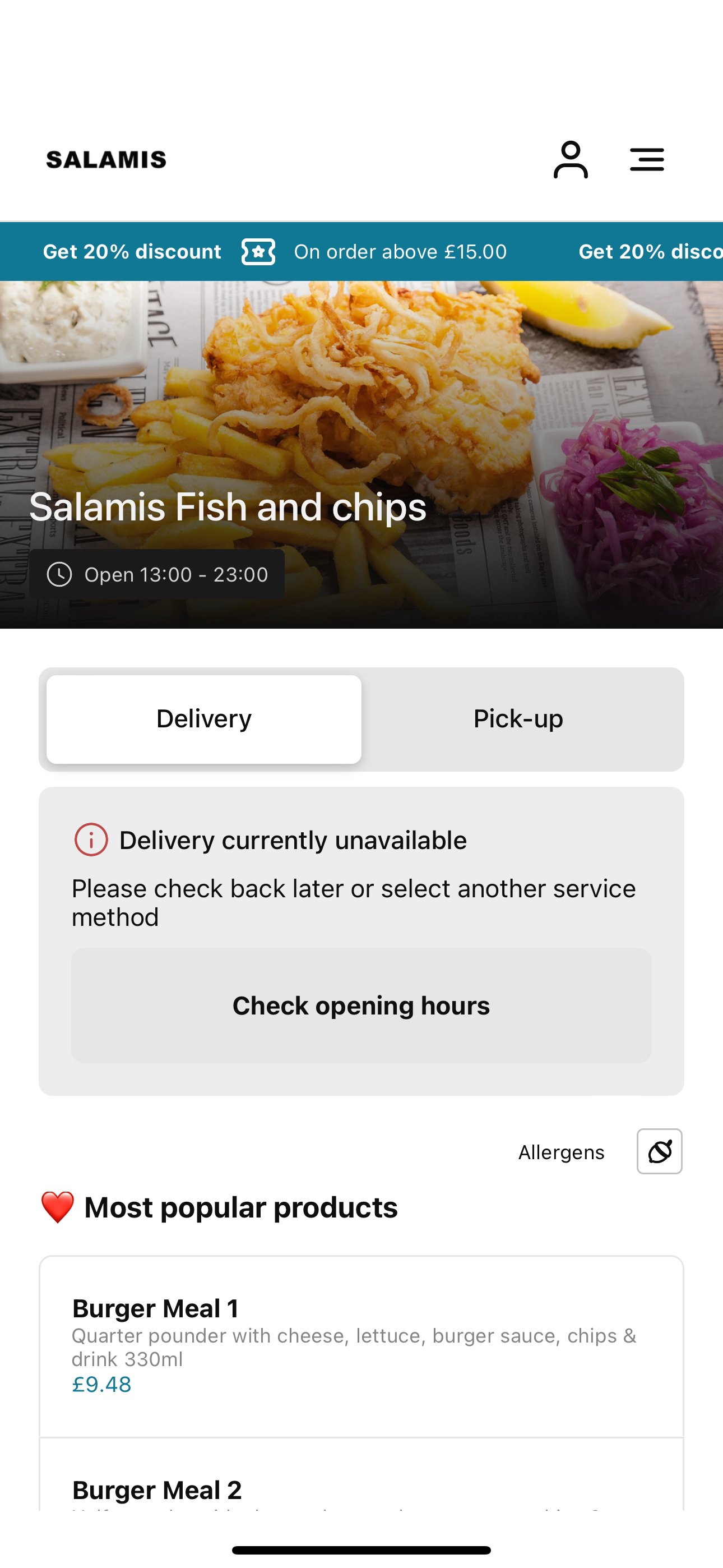 Salamis Fish and Chips