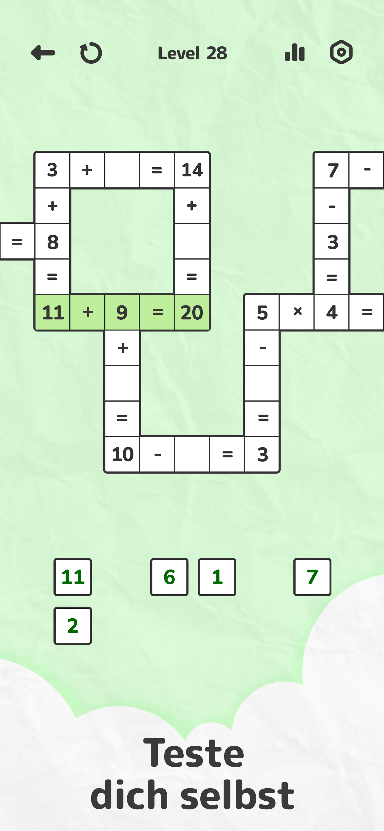 Numbers Puzzle — Zahlen Spiele