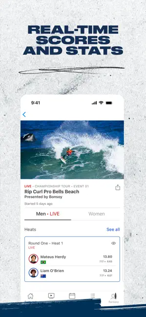 World Surf League iPhone screenshot 3