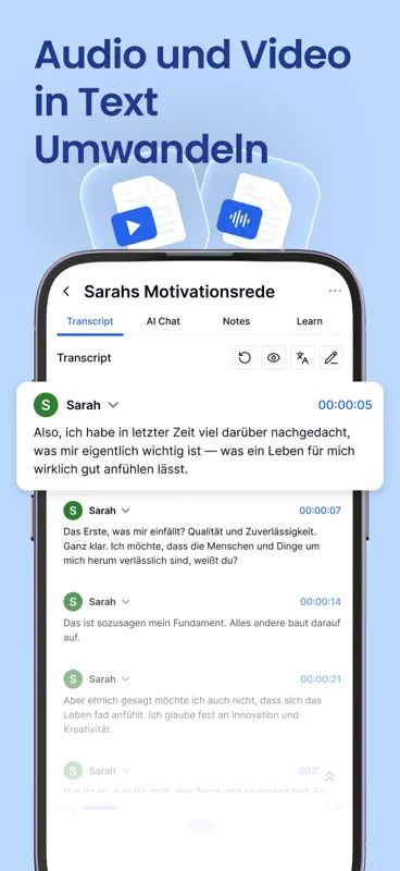 Transkriptor: Sprache zu Text screenshot 2 of 10