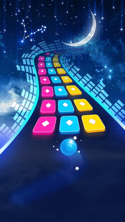 color dancing hop music game