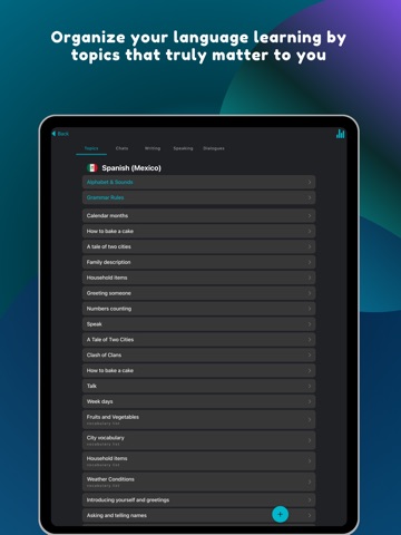 LingoYak: AI Language Tutor iPad screenshot