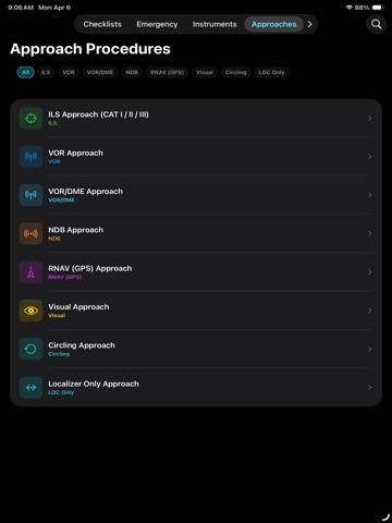 Orch A320 Guide iPad screenshot