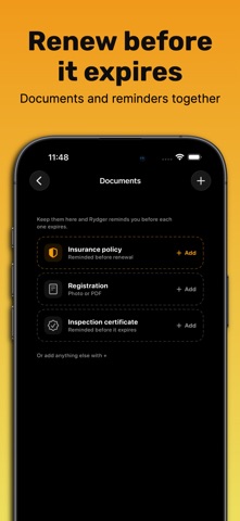 Rydger: Moto & Car Maintenance Screenshot 6 of 7