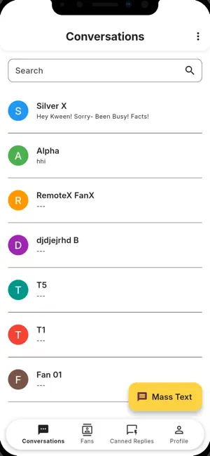 Vip Texting App screenshot 1