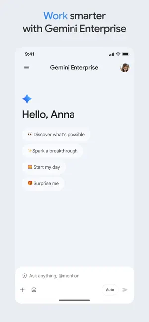 Google Gemini Enterprise iPhone screenshot 4