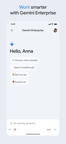 Google Gemini Enterprise screenshot