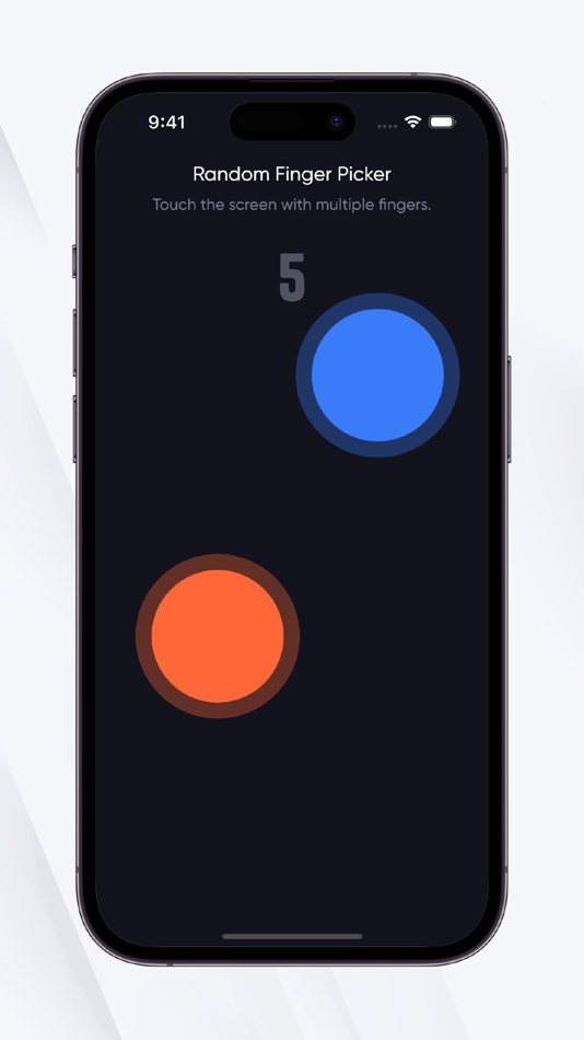 #1. Random Finger Picker Game (iOS) 来自: UGUR DALKIRAN