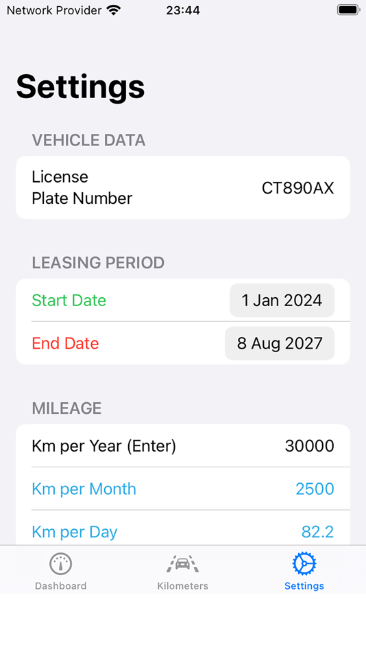 #4. KmLeasing (iOS) 由: Terenzio Cavalli
