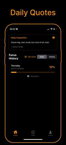 FocusLand: Pomodoro Timer Screenshot 1 of 7