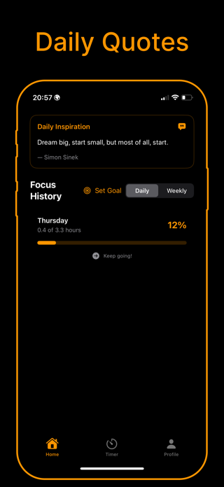 FocusLand: Pomodoro Timer Screenshot 1 of 7