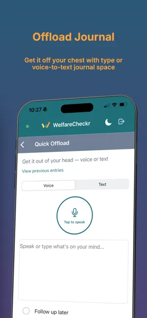 WelfareCheckr screenshot 4