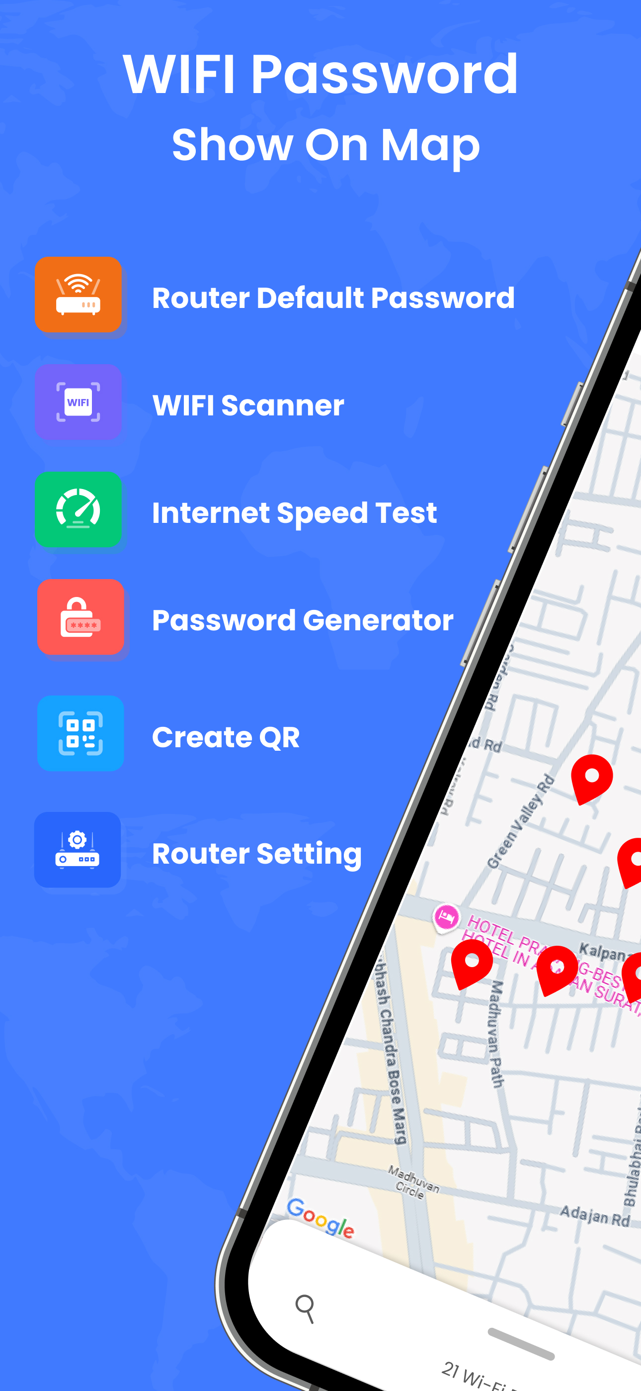 Wifi Password Map: Nearby Wifi
