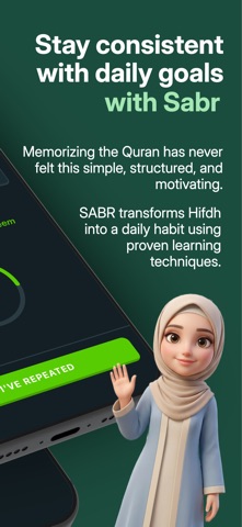 Sabr: Quran Memorization App Store preview screenshot 5