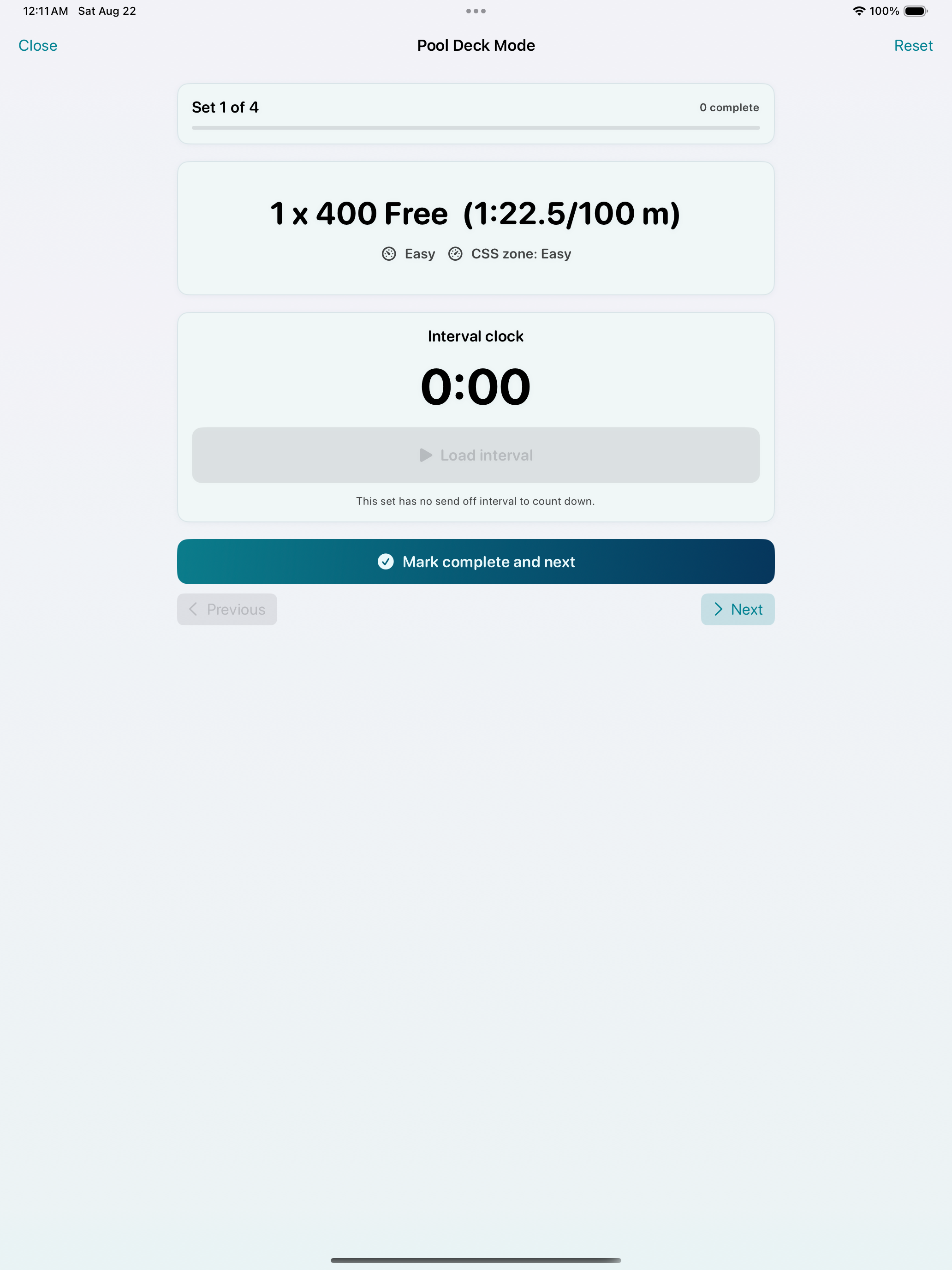 SwimSet: Swim Workout Tracker screenshot 8