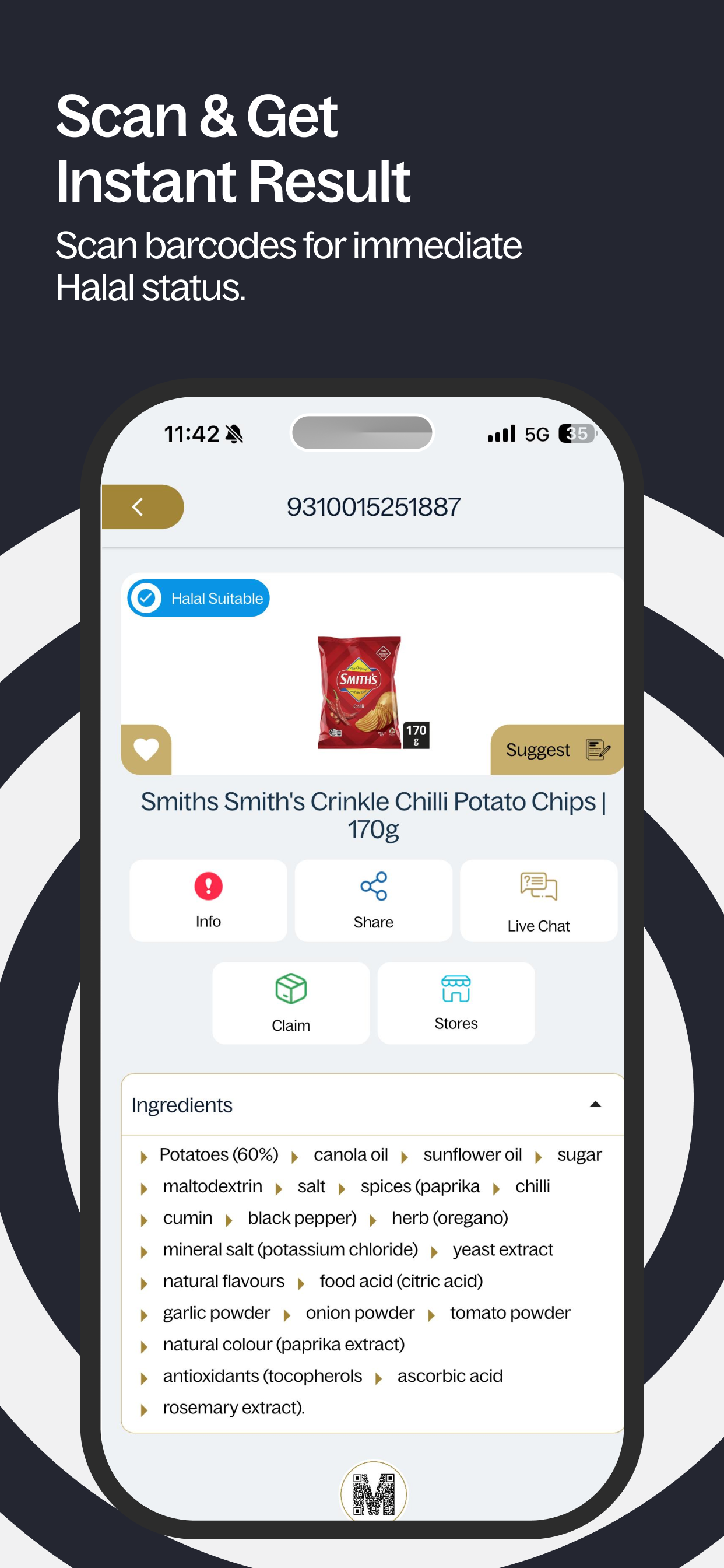 Mustakshif: Halal Food Scanner