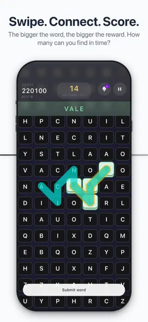 Word Trail - word seach game screenshot 1
