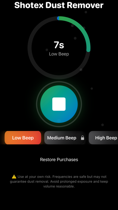 Dust remover - Speaker Cleaner app screenshot