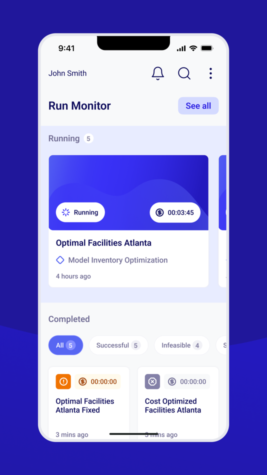#2. Optilogic Run Monitor (iOS) 来自: Optilogic, Inc