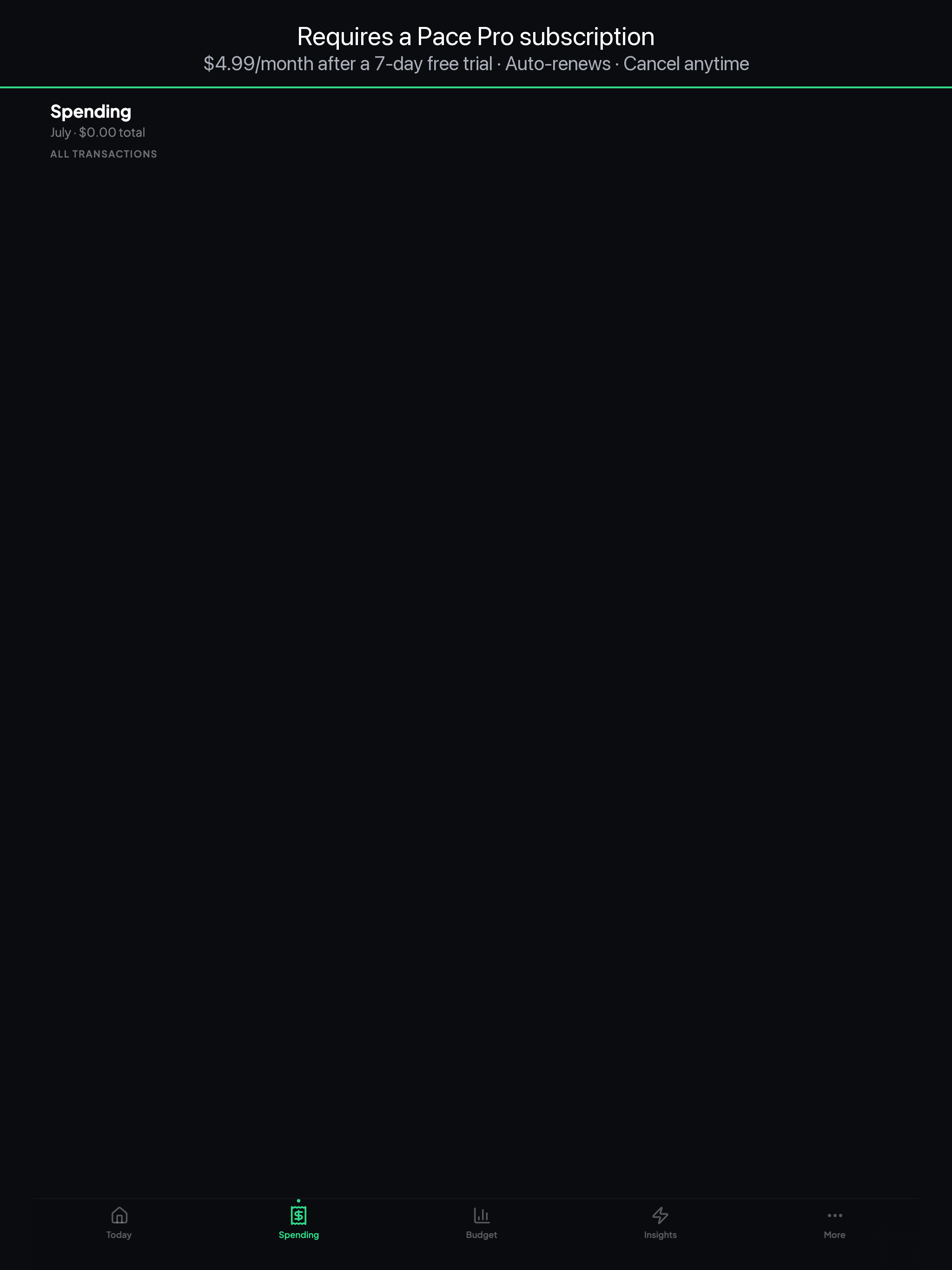 Pace Budget screenshot 10