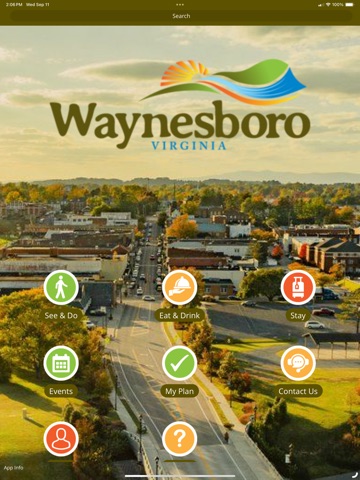 Visit Waynesboro VA iPad screenshot